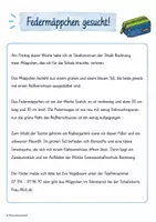 Vorschau - Arbeitsblätter - Federmäppchen gesucht! – Der Aufbau einer Suchanzeige - Seite 2