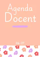 Vista previa - Para docentes: organización, planificación y formación - AGENDA DOCENT CURS 2026-2027 - Portada