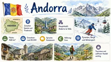 Vorschau - Arbeitsblätter - Arbeitsblatt zum Thema "Andorra" + Onlineübung & MP3 + Infografik - Seite 2