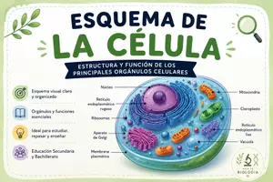 Vista previa - Hojas de trabajo - 🧬🔬 Esquema de la célula - Portada