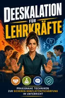Vorschau - Anderer Materialtyp - Deeskalation für Lehrkräfte | Ratgeber Gewalt an Schulen - Deckblatt