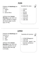 Vorschau - Unterrichtsreihen - Lapbook Ersatzformat Klassenarbeit zur Lektüre "Wunder" - Seite 1