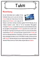 Vorschau - Unterrichtsreihen - Tahiti Lückentext mit Wortspeicher Hörverstehen und Suchsel - Seite 2