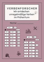 Vorschau - Arbeitsblätter - Unregelmäßige Verben beugen und konjugieren im Präteritum - Übungsheft Deutsch 3./4. Klasse - Seite 1