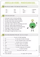 Vorschau - Arbeitsblätter - Irregular Verbs – Mixed Exercises (Worksheets) - Seite 1