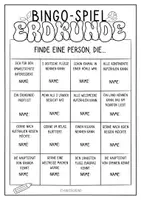 Vorschau - Arbeitsblätter - Erdkunde Bingo Spiel für den Schulstart: Finde eine Person, die… - Seite 1