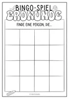 Vorschau - Arbeitsblätter - Erdkunde Bingo Spiel für den Schulstart: Finde eine Person, die… - Seite 2