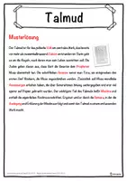 Vorschau - Unterrichtsreihen - Talmud Lückentext mit Wortspeicher Hörverstehen und Suchsel - Seite 2
