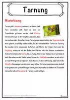Vorschau - Unterrichtsreihen - Tarnung Lückentext mit Wortspeicher Hörverstehen und Suchsel - Seite 2