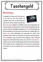 Vorschau - Unterrichtsreihen - Taschengeld Lückentext mit Wortspeicher Hörverstehen und Suchsel - Seite 2