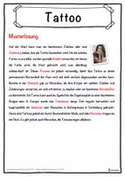 Vorschau - Unterrichtsreihen - Tattoo Lückentext mit Wortspeicher Hörverstehen und Suchsel - Seite 2