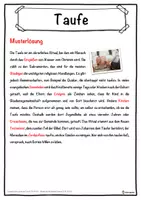 Vorschau - Unterrichtsreihen - Taufe Lückentext mit Wortspeicher Hörverstehen und Suchsel - Seite 2