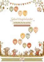Vorschau - Poster - Classroom Management: Geburtstagskalender mit Elli, Ello, Tim, Tom und Tam - Seite 1