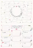 Vorschau - Mal- und Bastelvorlagen - Abschiedsgeschenk Grußkarte Abschied Geschenk - Deckblatt