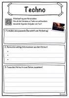 Vorschau - Unterrichtsreihen - Techno Lückentext mit Wortspeicher Hörverstehen und Suchsel - Seite 3