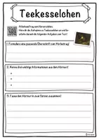Vorschau - Unterrichtsreihen - Teekesselchen Lückentext mit Wortspeicher Hörverstehen und Suchsel - Seite 3