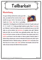 Vorschau - Unterrichtsreihen - Teilbarkeit Lückentext mit Wortspeicher Hörverstehen und Suchsel - Seite 2
