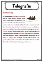 Vorschau - Unterrichtsreihen - Telegrafie Lückentext mit Wortspeicher Hörverstehen und Suchsel - Seite 2