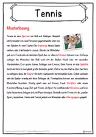 Vorschau - Unterrichtsreihen - Tennis Lückentext mit Wortspeicher Hörverstehen und Suchsel - Seite 2