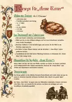Vorschau - Arbeitsblätter - Mittelalterliche Rezepte – 3 einfache Rezeptkarten - Deckblatt