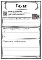 Vorschau - Unterrichtsreihen - Texas Lückentext mit Wortspeicher Hörverstehen und Suchsel - Seite 3