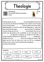 Vorschau - Unterrichtsreihen - Theologie Lückentext mit Wortspeicher Hörverstehen und Suchsel - Seite 1
