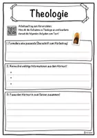 Vorschau - Unterrichtsreihen - Theologie Lückentext mit Wortspeicher Hörverstehen und Suchsel - Seite 3
