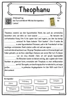 Vorschau - Unterrichtsreihen - Theophanu Lückentext mit Wortspeicher Hörverstehen und Suchsel - Seite 1