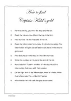 Vorschau - Arbeitsblätter - Lesespurgeschichte Englisch "Captain Kidd's Gold" - Seite 1