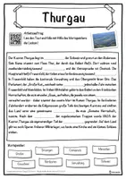 Vorschau - Unterrichtsreihen - Thurgau Lückentext mit Wortspeicher Hörverstehen und Suchsel - Seite 1