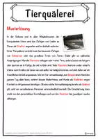 Vorschau - Unterrichtsreihen - Tierquälerei Lückentext mit Wortspeicher Hörverstehen und Suchsel - Seite 2
