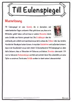 Vorschau - Unterrichtsreihen - Till Eulenspiegel Lückentext mit Wortspeicher Hörverstehen und Suchsel - Seite 2