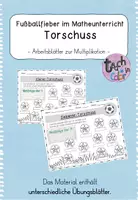 Vorschau - Arbeitsblätter - Fußballfieber - Torschuss - Arbeitsblätter - Deckblatt