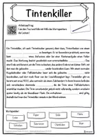 Vorschau - Unterrichtsreihen - Tintenkiller Lückentext mit Wortspeicher Hörverstehen und Suchsel - Seite 1