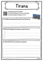 Vorschau - Unterrichtsreihen - Tirana Lückentext mit Wortspeicher Hörverstehen und Suchsel - Seite 3