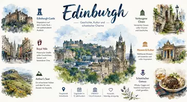 Vorschau - Arbeitsblätter - Arbeitsblätter zum Thema "Edinburgh" + Lösung & MP3 + Mindmap + Infografik - Seite 1