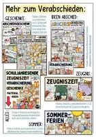 Vorschau - Arbeitsblätter - SOMMER ☀️ / Sommerferien - Wachsendes Materialpaket / auch: Abschied - Seite 2