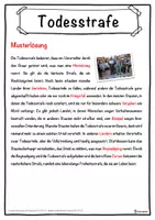 Vorschau - Unterrichtsreihen - Todesstrafe Lückentext mit Wortspeicher Hörverstehen und Suchsel - Seite 2