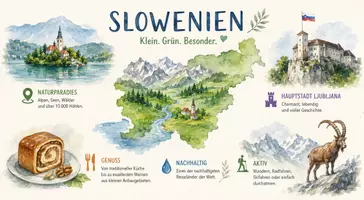 Vorschau - Arbeitsblätter - Arbeitsblatt "Slowenien" + Onlineübung & MP3 + Infografik - Seite 2