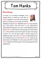 Vorschau - Unterrichtsreihen - Tom Hanks Lückentext mit Wortspeicher Hörverstehen und Suchsel - Seite 2