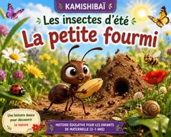 Aperçu - Préparation de séance / Séance complète - Kamishibaï – Les insectes d'été : la petite fourmi - Page de couverture