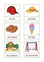 Voorbeeld - woordkaarten - thema kamperen - Pagina 3