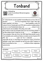 Vorschau - Unterrichtsreihen - Tonband Lückentext mit Wortspeicher Hörverstehen und Suchsel - Seite 1