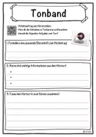 Vorschau - Unterrichtsreihen - Tonband Lückentext mit Wortspeicher Hörverstehen und Suchsel - Seite 3
