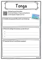 Vorschau - Unterrichtsreihen - Tonga Lückentext mit Wortspeicher Hörverstehen und Suchsel - Seite 3