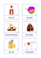 Voorbeeld - woordkaarten - Sint - Pagina 2