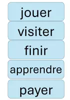 Vorschau - Anderer Materialtyp - Wortkarten futur simple - Deckblatt