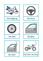 Voorbeeld - woordkaarten - verkeer - Pagina 3