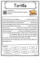 Vorschau - Unterrichtsreihen - Tortilla Lückentext mit Wortspeicher Hörverstehen und Suchsel - Seite 1