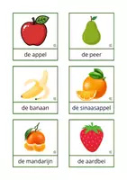 Voorbeeld - woordkaarten - groenten en fruit (1) - Pagina 2